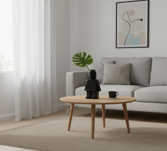 Modern Minimalist Flower Pot | Durable Resin Design for Indoor & Outdoor Use