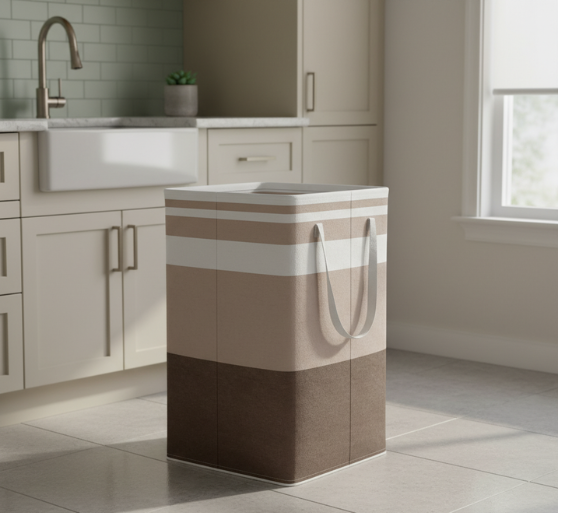 75L Waterproof Laundry Basket | Foldable Design & Durable Fabric for Easy Storage