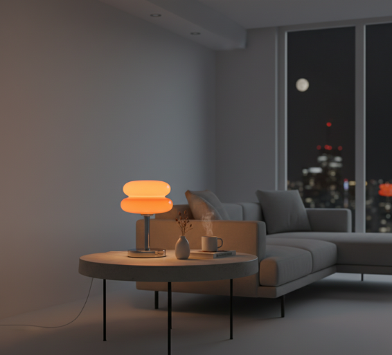 Charmante Kleurrijke Glazen Nachtkastlamp voor Kinderen
