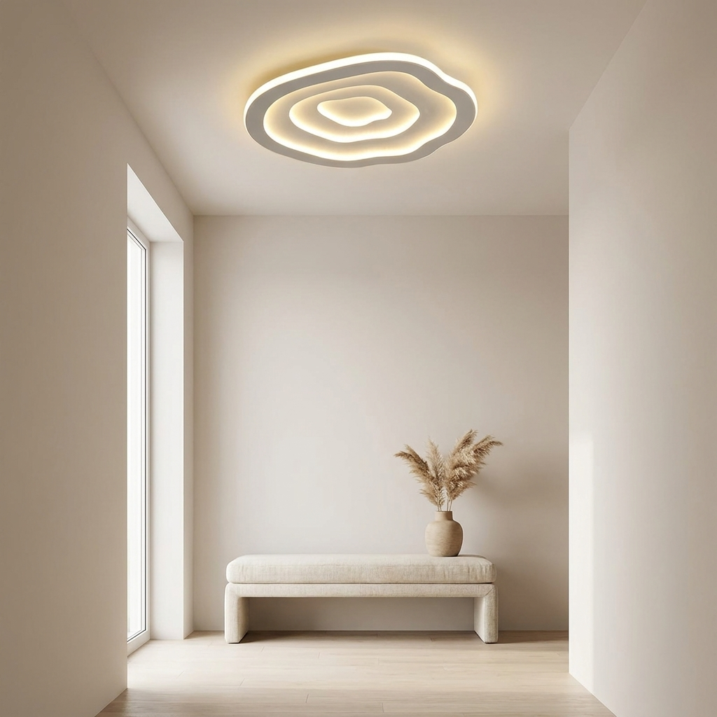 Ripple Collection Flush Mount Ceiling Light - lifestyle 5