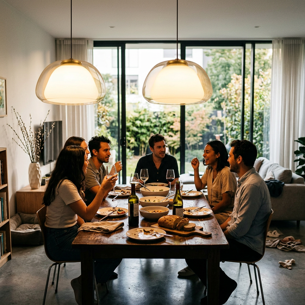 Modern Glass Pendant Light