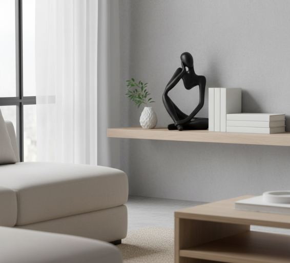 Nordic Abstract Figurine | Unique Home Decor with Artistic Design | Perfect for Adding Character to Any Space