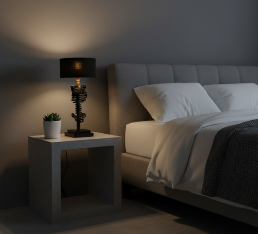 Unique Artistic Skeleton Table Lamp for Decorative Lighting