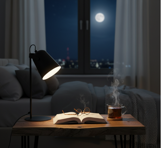 CandyTwist | Charming Adjustable Table Lamp for Bedside Reading