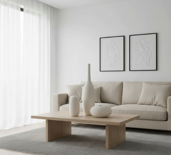 Timeless Elegance | 3-in-1 Ceramic Vase Set with Modern Minimalist Design | Versatile Decor for Any Living Space