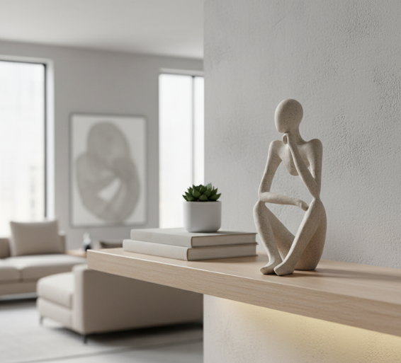 Nordic Abstract Figurine | Unique Home Decor with Artistic Design | Perfect for Adding Character to Any Space