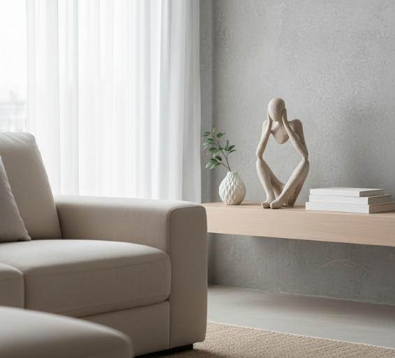 Nordic Abstract Figurine | Unique Home Decor with Artistic Design | Perfect for Adding Character to Any Space