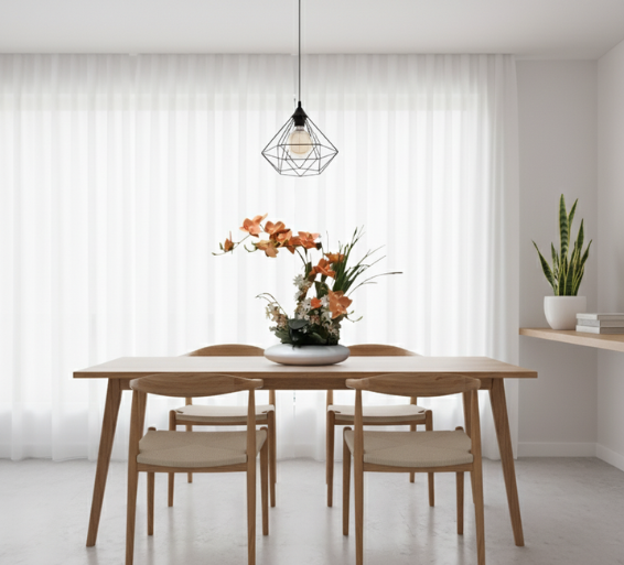 OrchidElegance | Artificial Orchid Arrangement with Modern Vase | Lifelike Floral Decor for Effortless Elegance