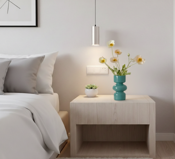 Nordic Glass Cylinder Vases | Modern Decorative Vases for Floral Arrangements and Home Elegance