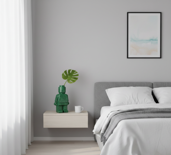 Modern Minimalist Flower Pot | Durable Resin Design for Indoor & Outdoor Use