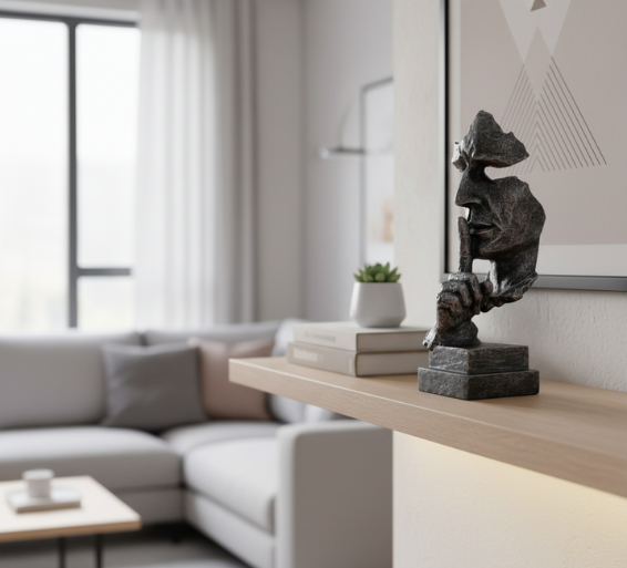 Nordic Abstract Figurine | Unique Home Decor with Artistic Design | Perfect for Adding Character to Any Space