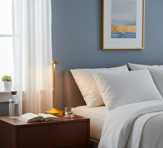 Chic Portable Cordless Dimmable Table Lamp for Any Setting