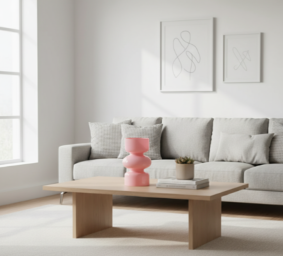 Nordic Glass Cylinder Vases | Modern Decorative Vases for Floral Arrangements and Home Elegance