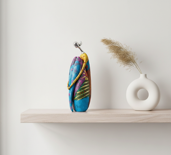 Exotic Afro-Africa | Female Figurine in Premium Resin with Intricate Details | Unique Artwork for Vibrant Home Decor
