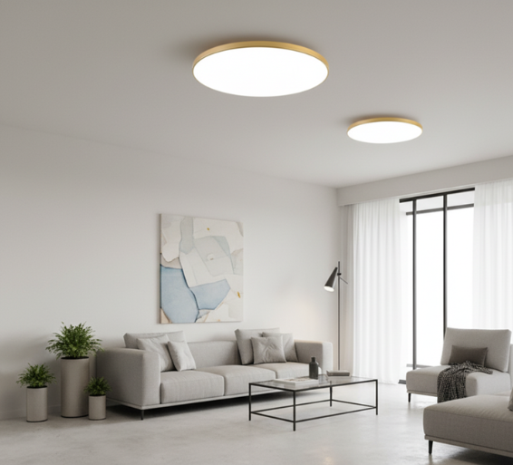 Triple-Proof | Ceiling Light with Adjustable LED Colors | Modern Design for Versatile Illumination 1