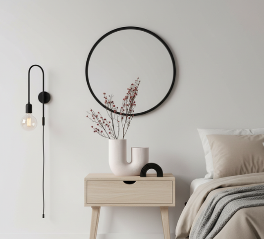 Elegant Collection | Large White Ceramic Vase with Nordic Design | Stylish Home Decor for Any Space