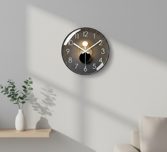 Timeless Elegance | Modern Wall Clock with Silent Movement | Stylish Wall Clock Decor for Peaceful Homes