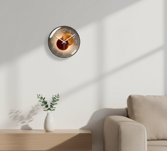 Timeless Elegance | Modern Wall Clock with Silent Movement | Stylish Wall Clock Decor for Peaceful Homes