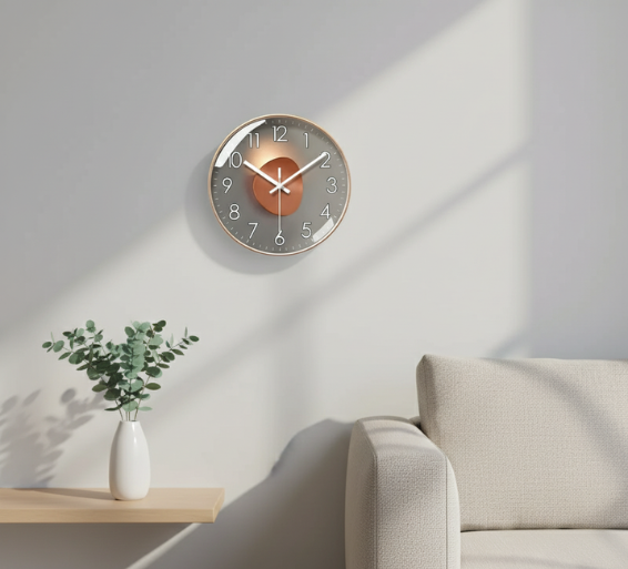 Timeless Elegance | Modern Wall Clock with Silent Movement | Stylish Wall Clock Decor for Peaceful Homes