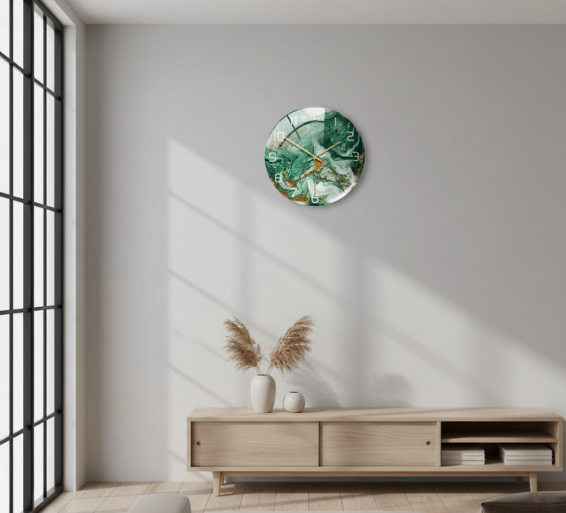 LuxClock | Modern Wall Clock Decor with Silent Movement | Elegant Design for Timeless Style