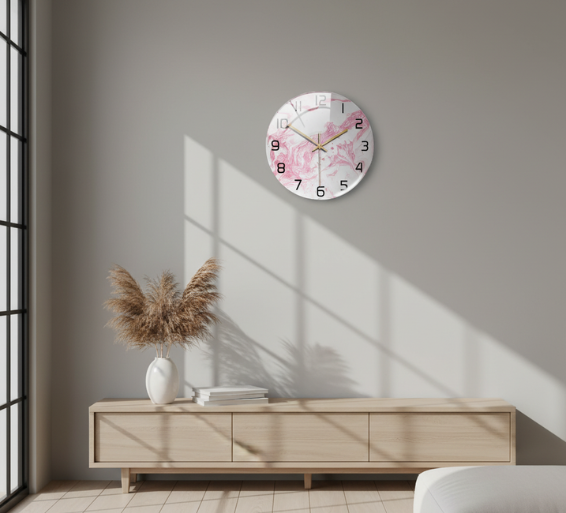 LuxClock | Modern Wall Clock Decor with Silent Movement | Elegant Design for Timeless Style