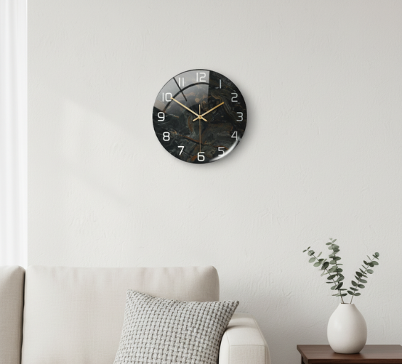 LuxClock | Modern Wall Clock Decor with Silent Movement | Elegant Design for Timeless Style