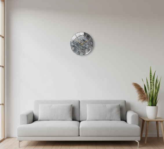 LuxClock | Modern Wall Clock Decor with Silent Movement | Elegant Design for Timeless Style