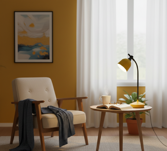 Modern Minimalist Cordless Table Lamp for Desk and Living Room