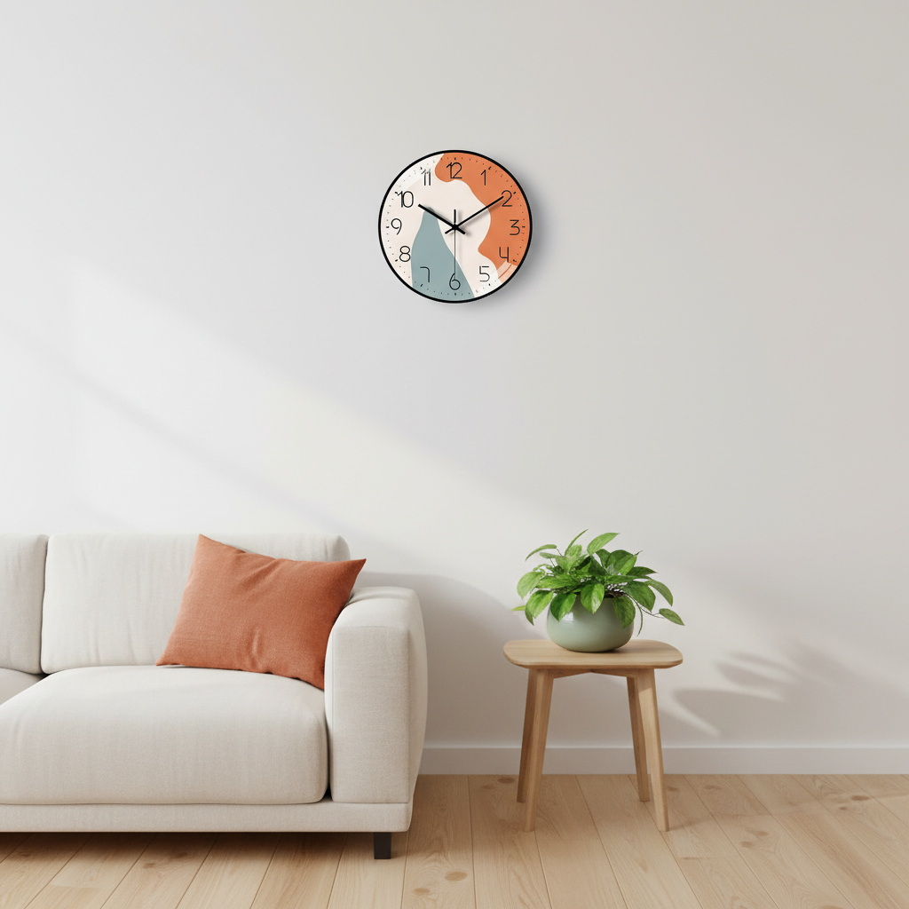 Eco Design | Modern Wall Clock with Elegant Style & Sustainable Materials | Unique Wall Clock Decor for Eco-Friendly Interiors