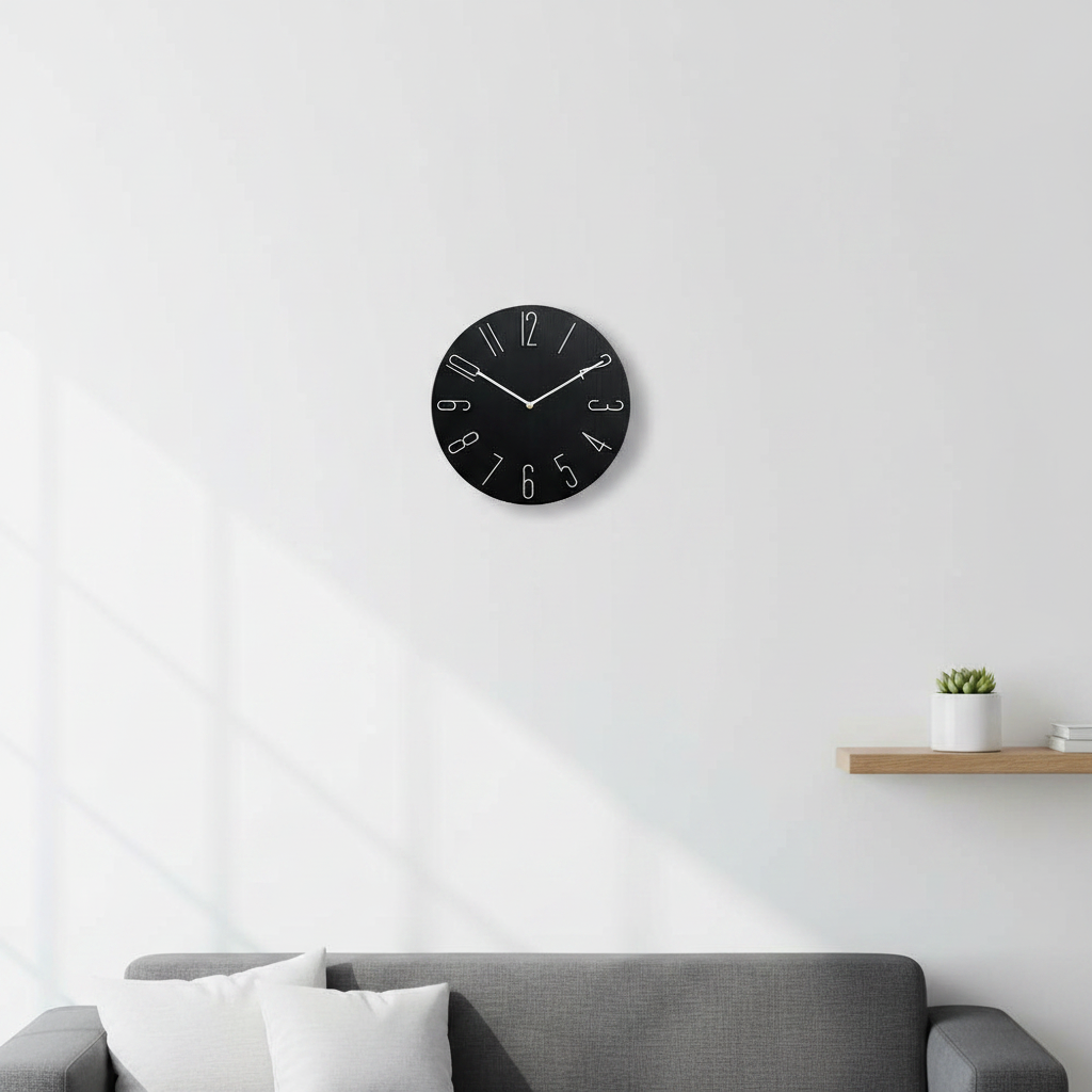 LuxClock | Modern Wall Clock Decor with Silent Movement | Elegant Design for Timeless Style