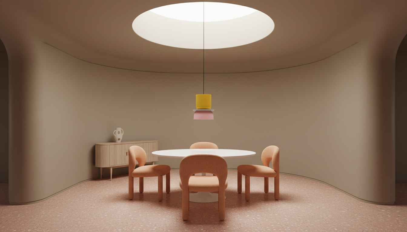 Nordic Collection | Colorful LED Pendant Light with Adjustable Cable | Modern Kitchen Pendant Lighting for Stylish Interiors