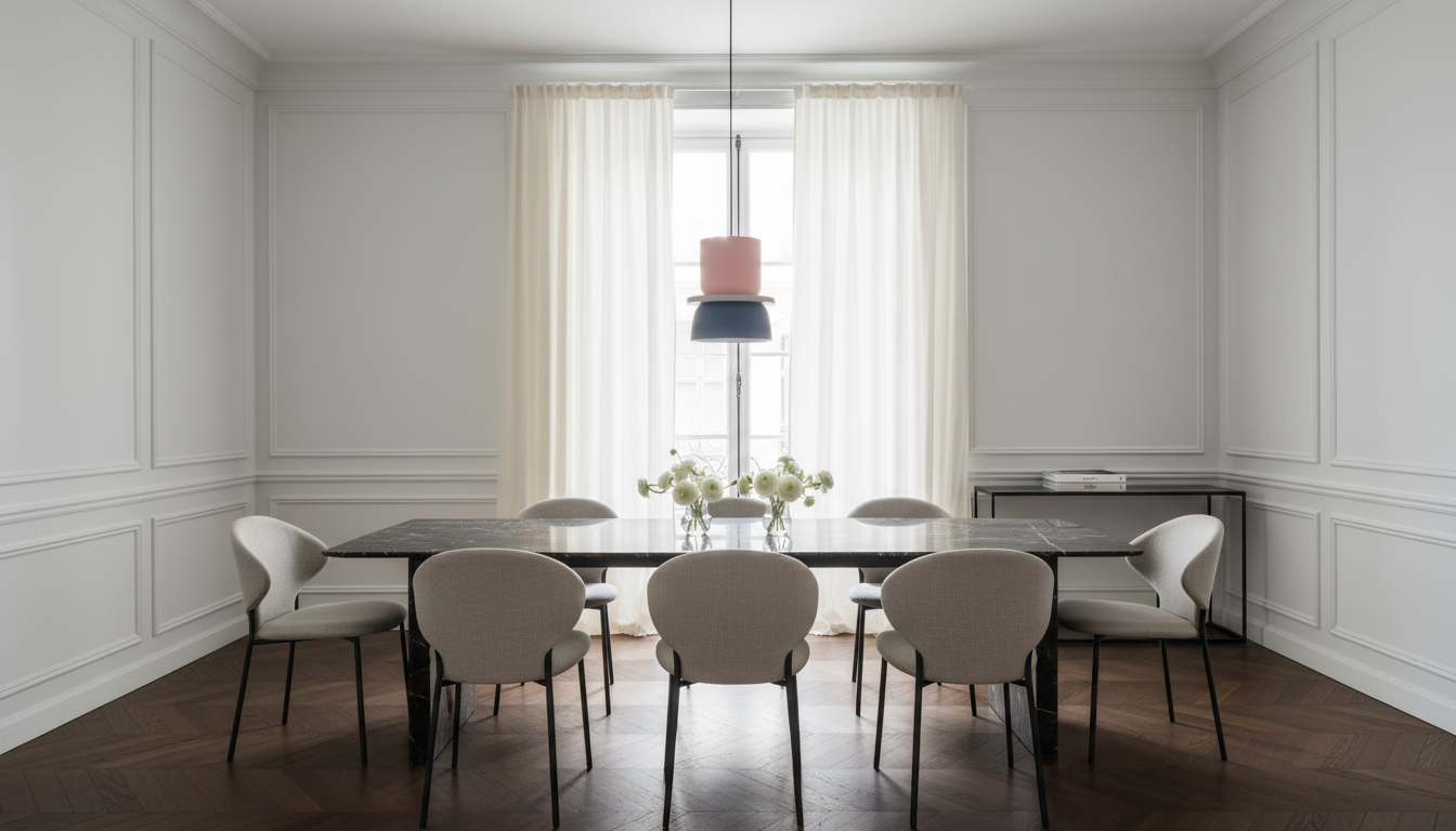 Nordic Collection | Colorful LED Pendant Light with Adjustable Cable | Modern Kitchen Pendant Lighting for Stylish Interiors
