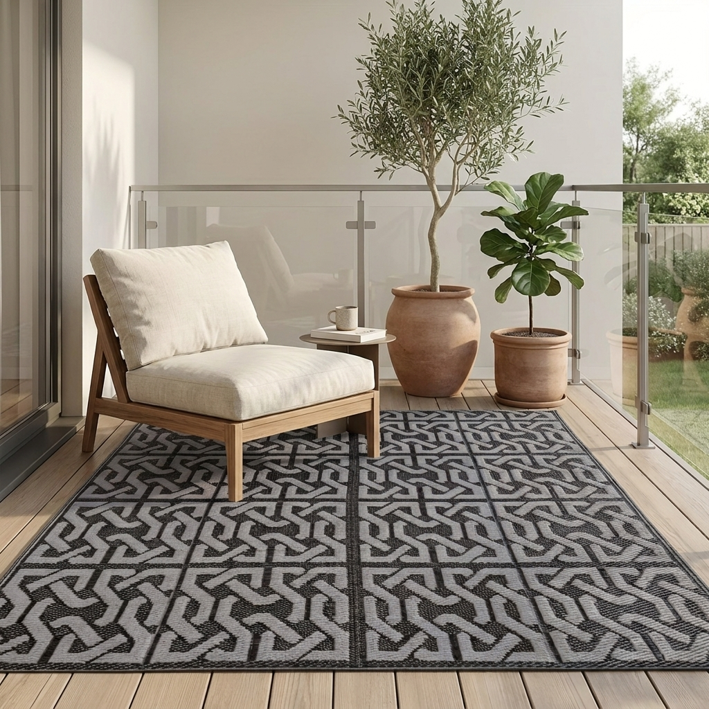 Outdoor Living Essentials Reversible Outdoor Rug