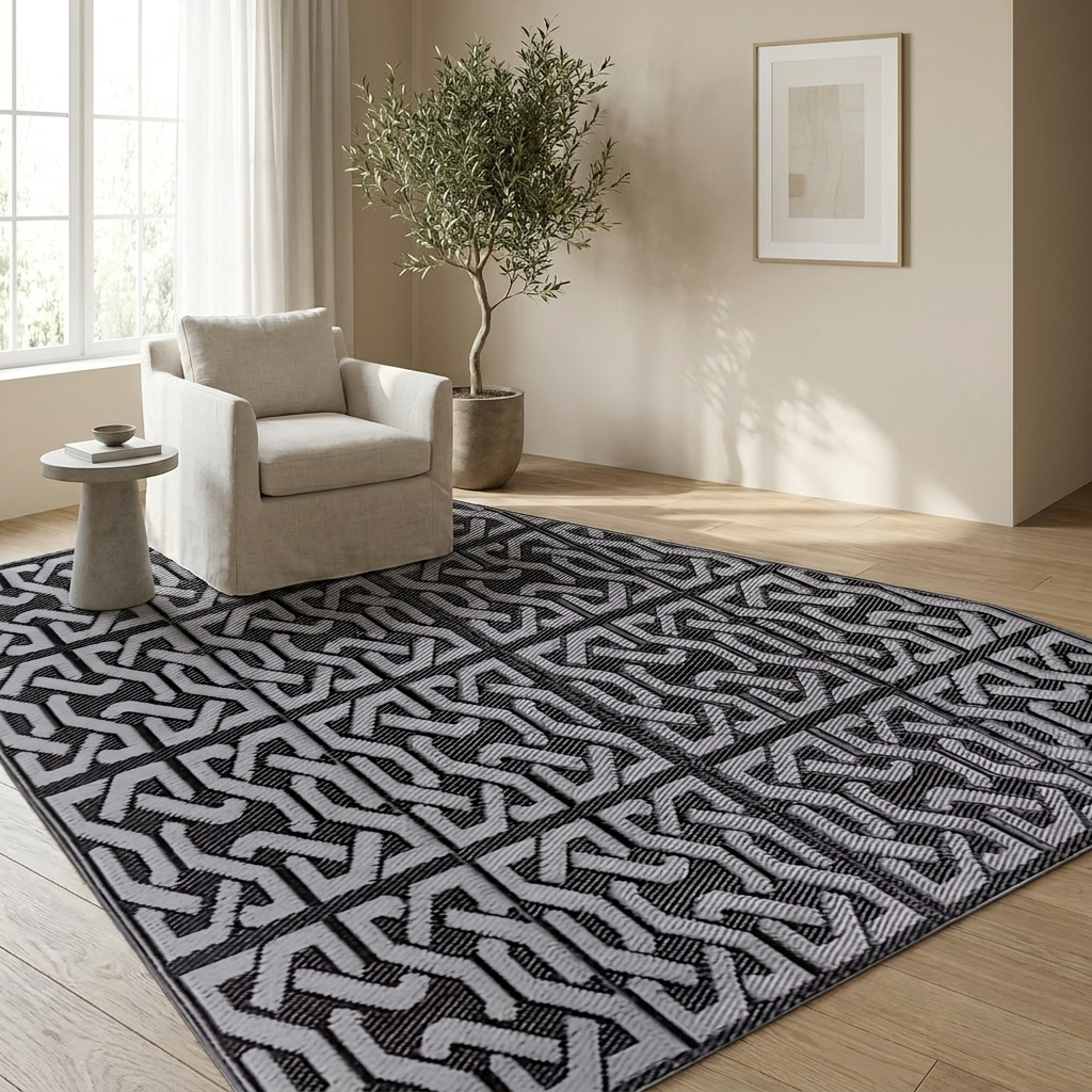 Outdoor Living Essentials Reversible Outdoor Rug