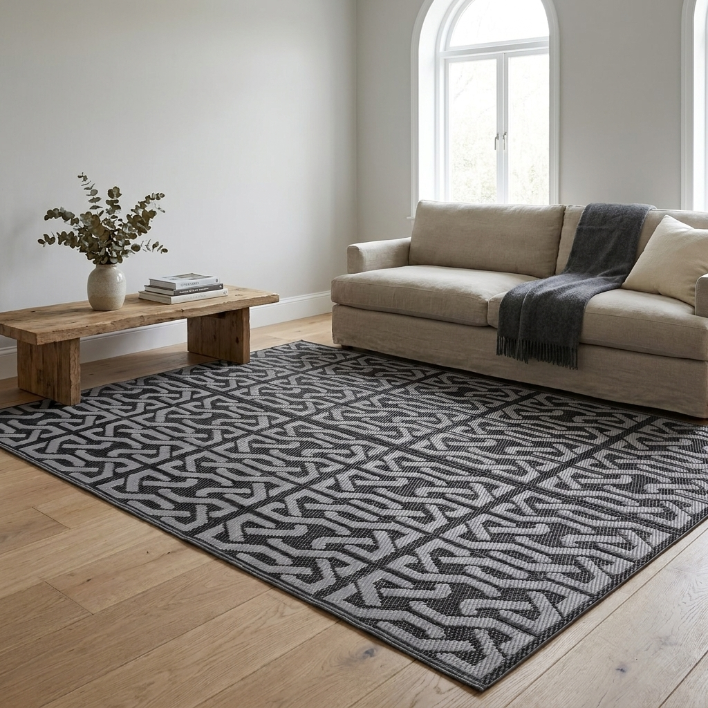 Outdoor Living Essentials Reversible Outdoor Rug