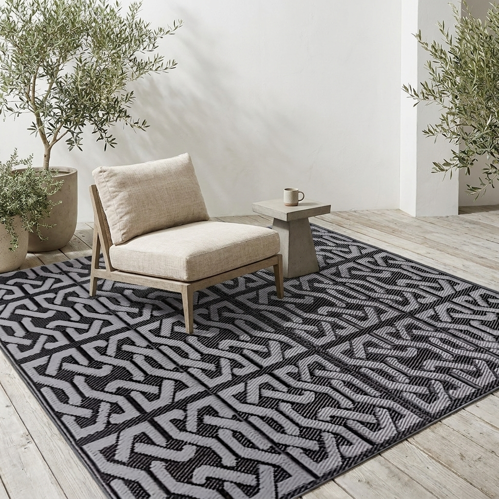 Outdoor Living Essentials Reversible Outdoor Rug
