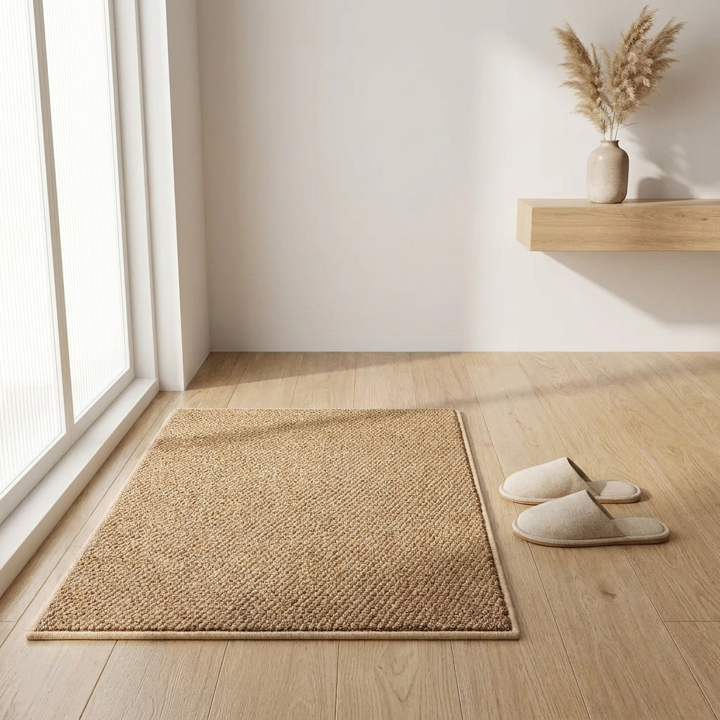 Elegant Faux Jute Doormat