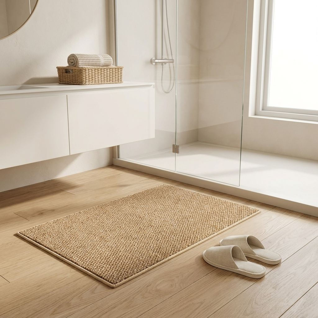Elegant Faux Jute Doormat
