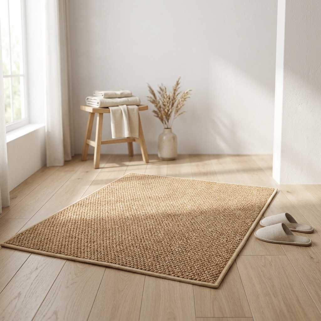 Elegant Faux Jute Doormat