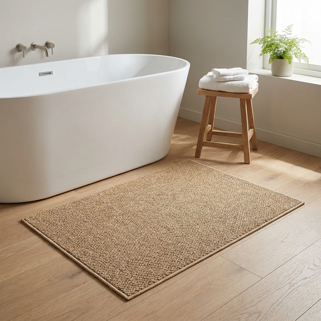 Elegant Faux Jute Doormat