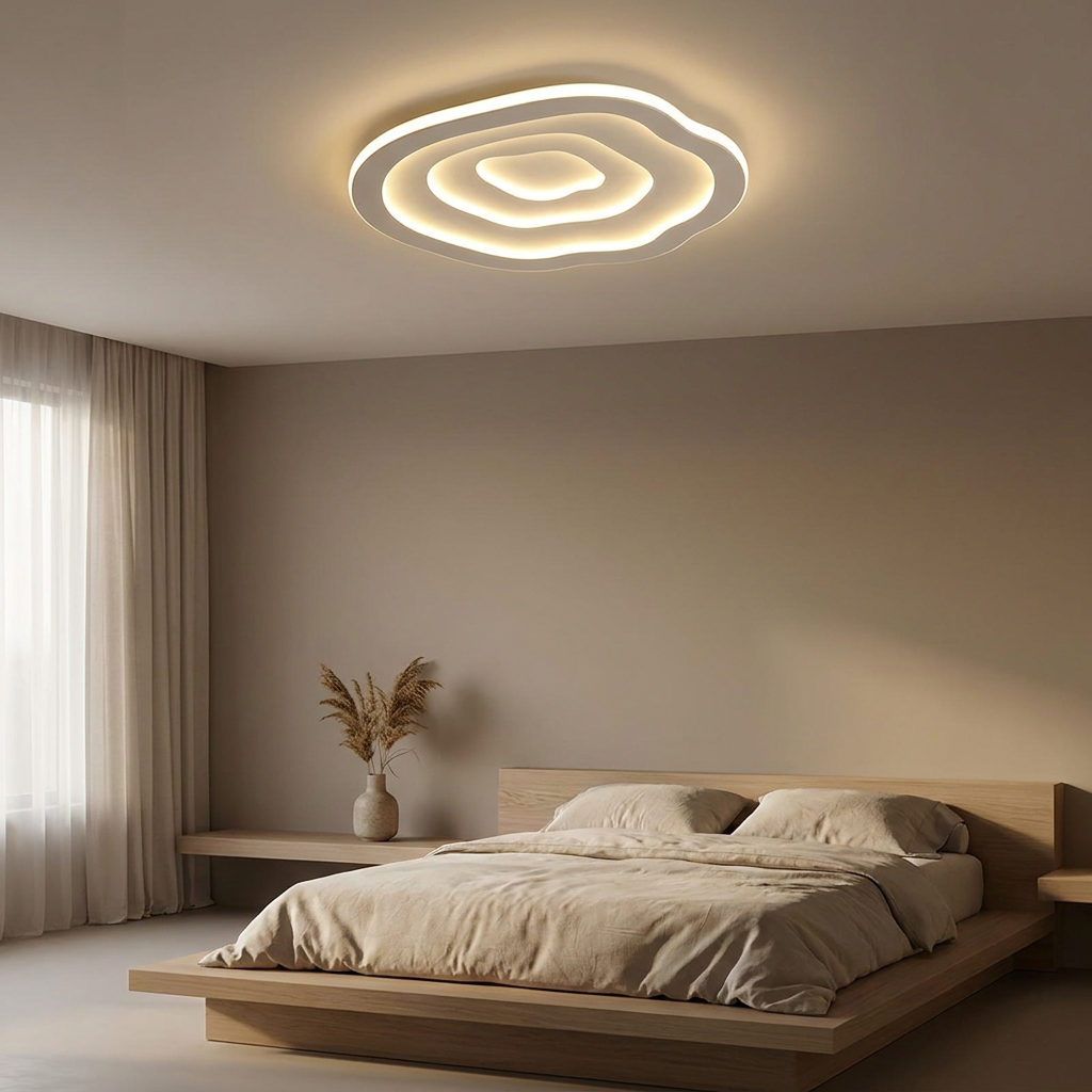 Ripple Collection Flush Mount Ceiling Light - lifestyle 3
