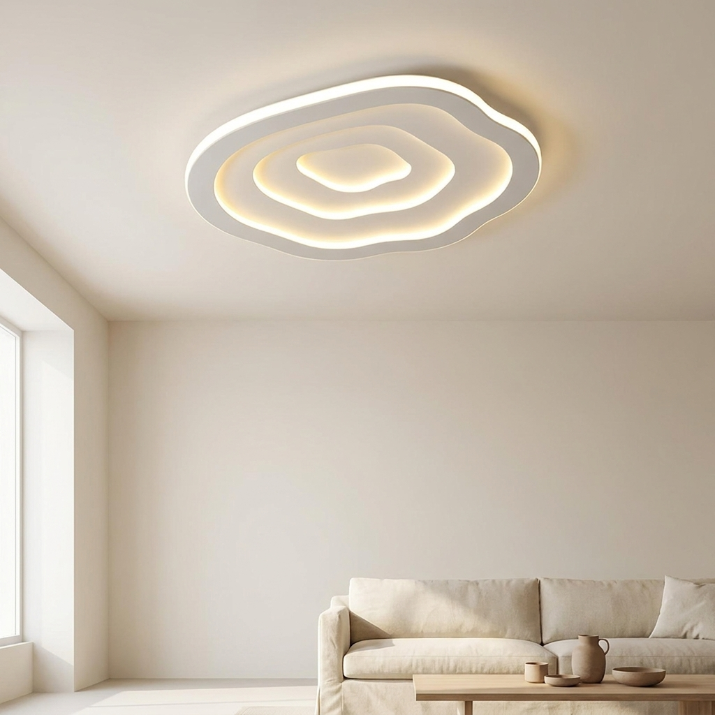 Ripple Collection Flush Mount Ceiling Light - lifestyle 4