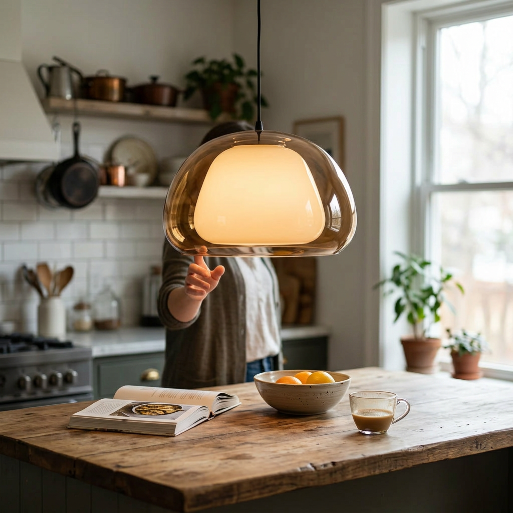 Modern Glass Pendant Light