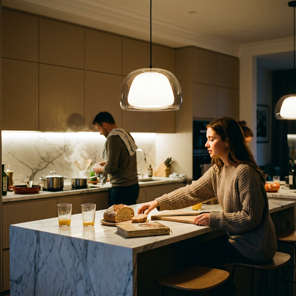 Modern Glass Pendant Light