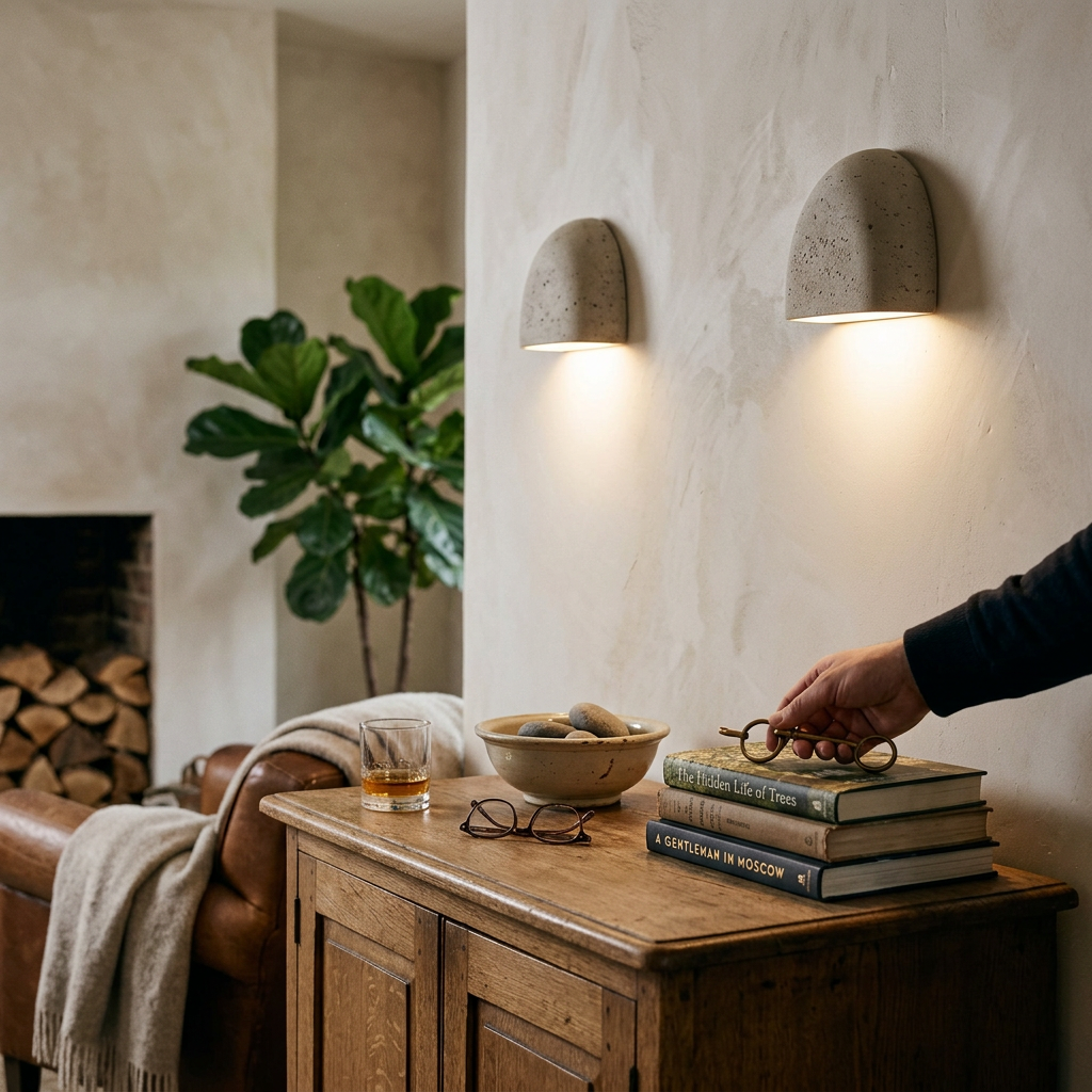 Minimalist Half Bowl Wall Light