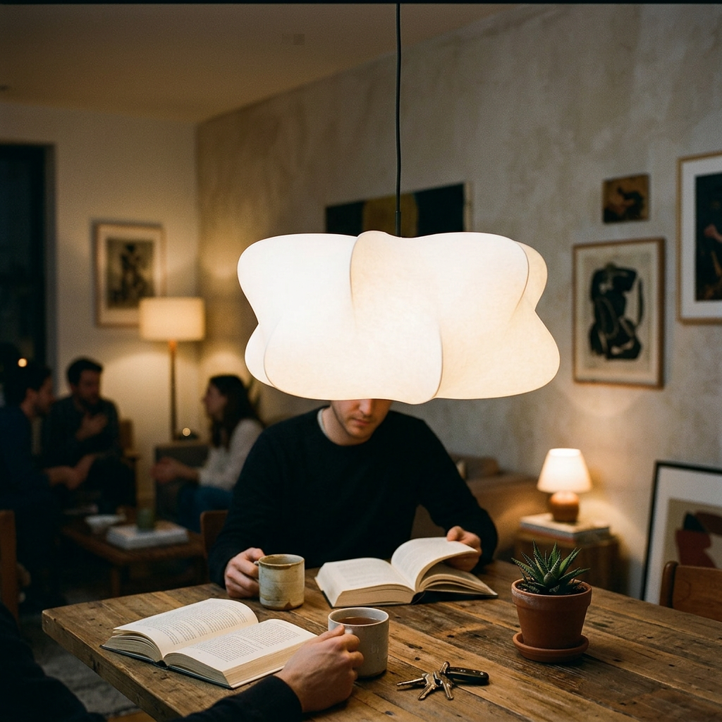 Elegant Cocoon Pendant Light
