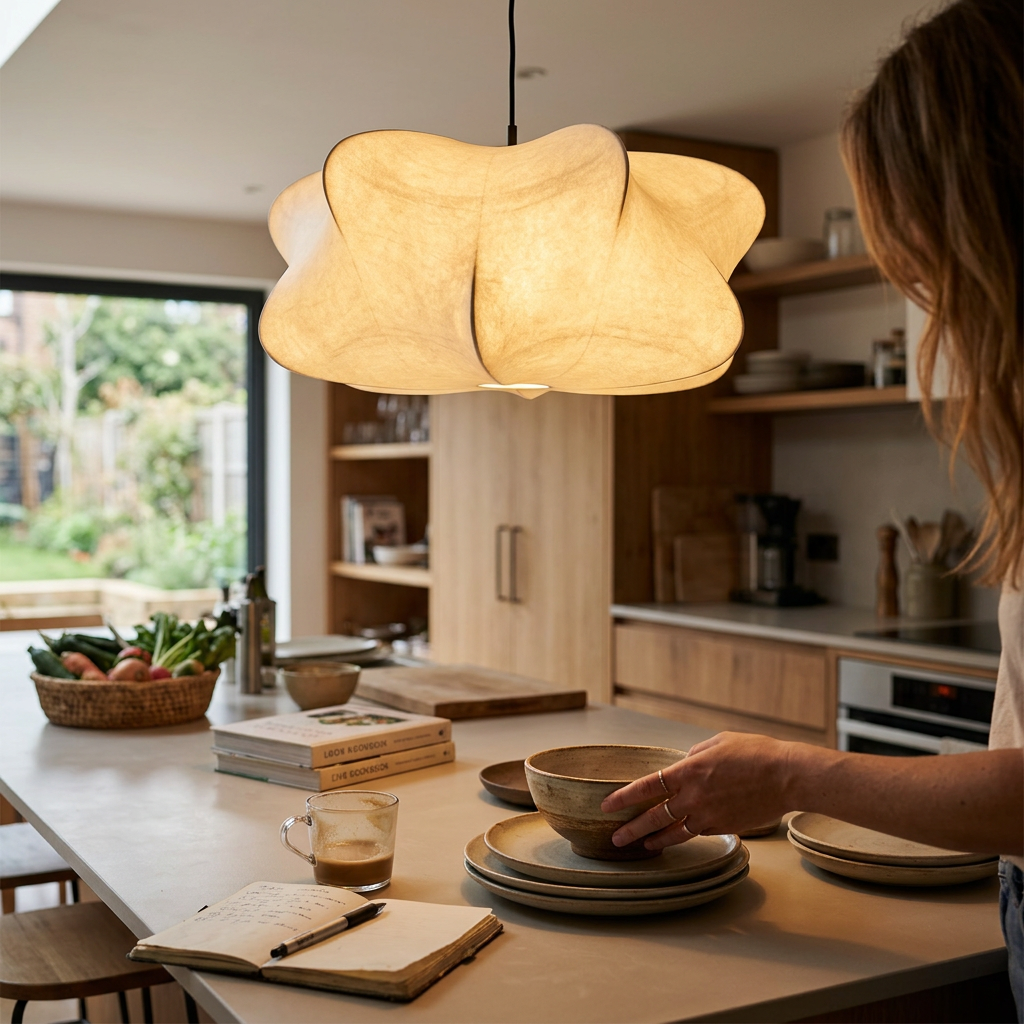 Elegant Cocoon Pendant Light