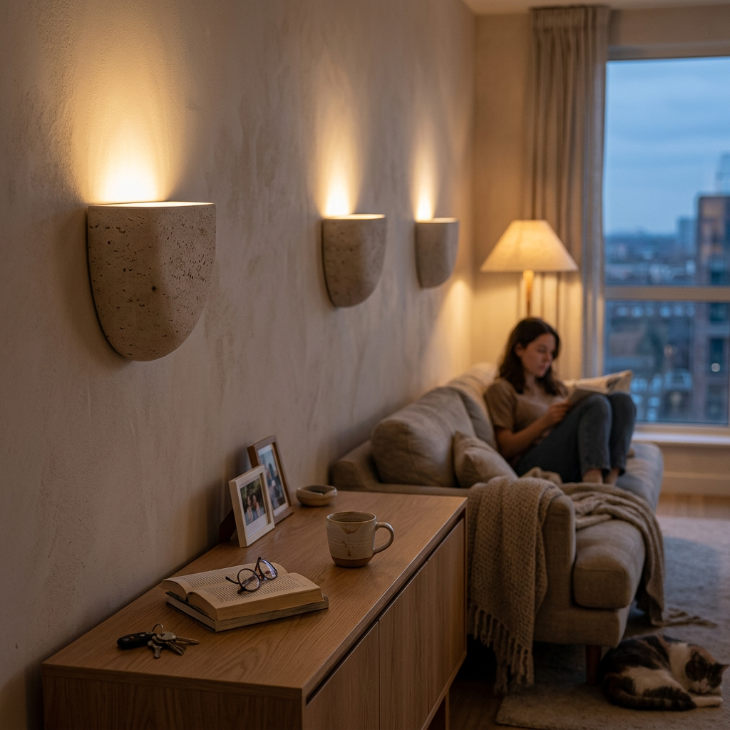 Minimalist Half Bowl Wall Light