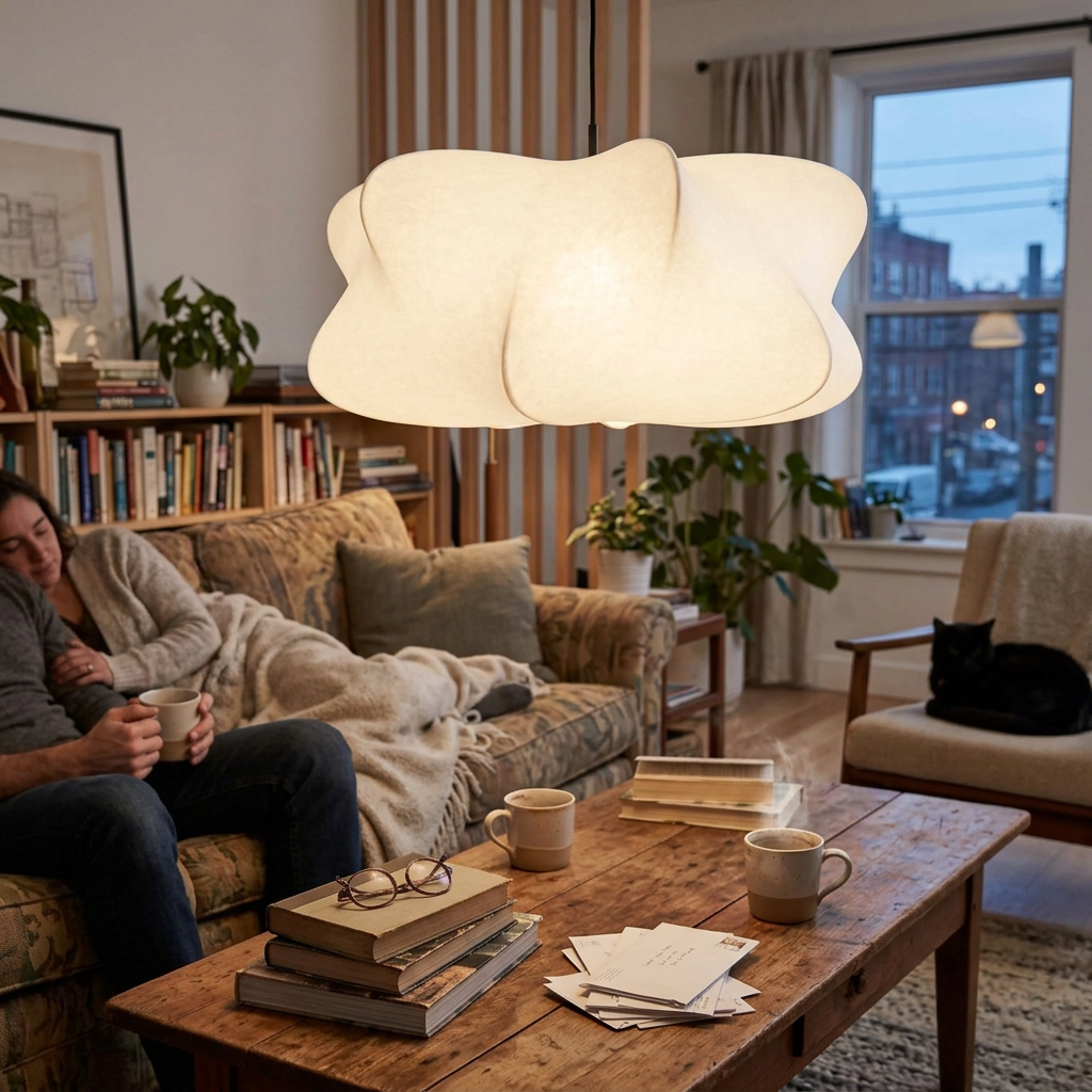 Elegant Cocoon Pendant Light