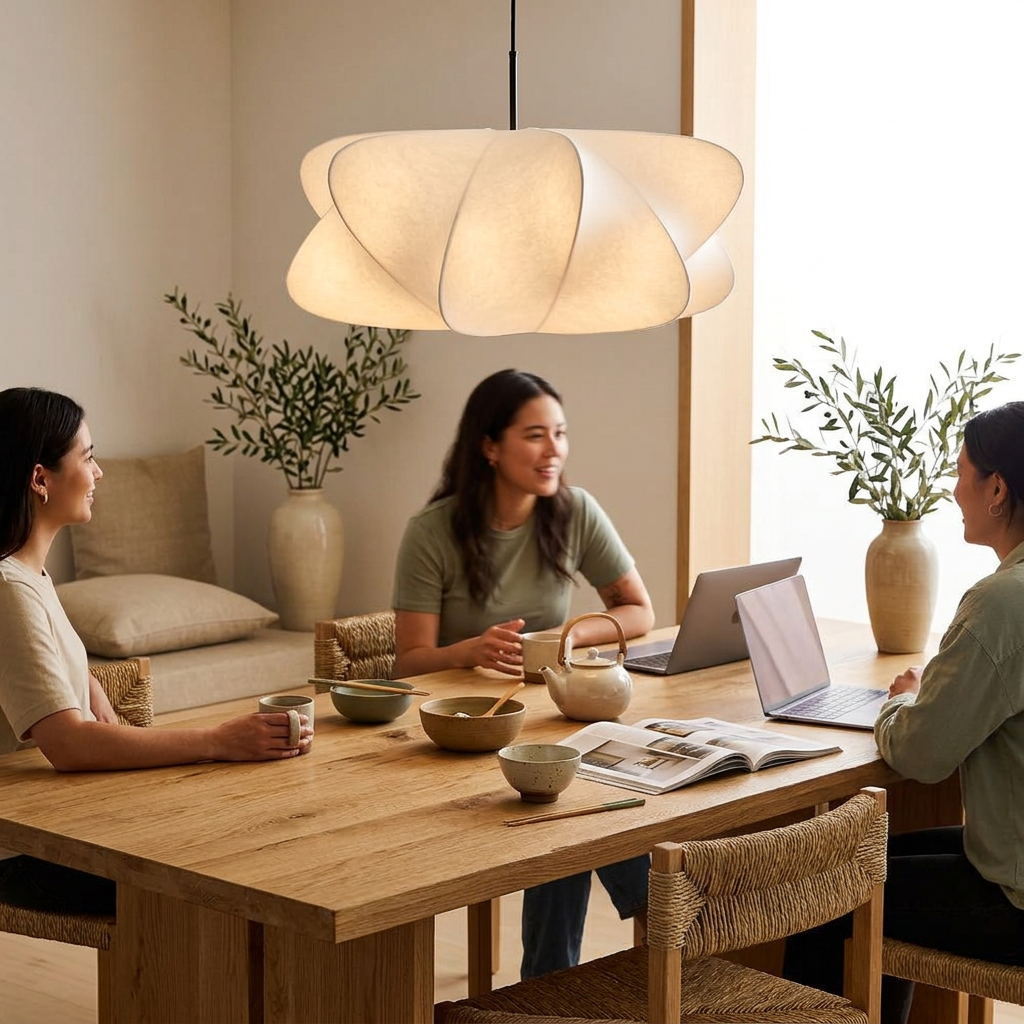 Elegant Cocoon Pendant Light